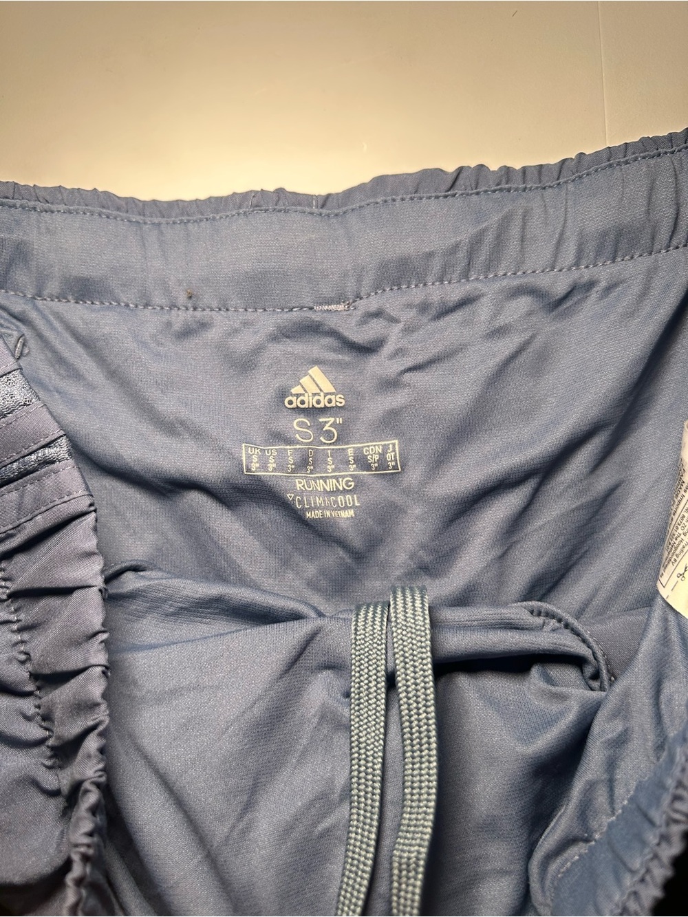adidas Women's Athletic Running Shorts Slate Small 3" Active Sport Gym Weights - Picture 7 of 8